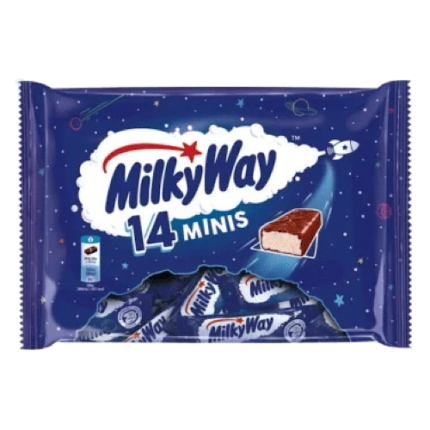 Paquet de Mini Barres au Chocolat au Lait  – MilkyWay 227g