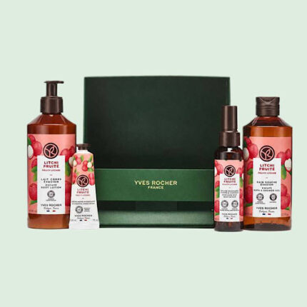 Coffret Yves Rocher Litchi Fruité – Routine Corps Parfumée