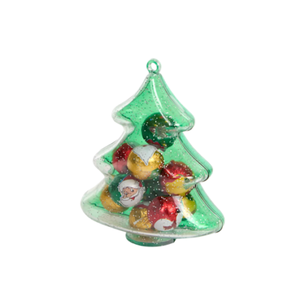 Boîte de Chocolats de Noël à Suspendre – Sapin & Étoile