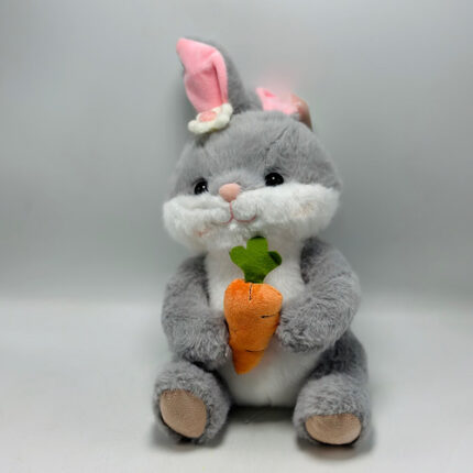 Peluche Lapin carotte 25cm