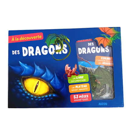 Livre documentaire A la découverte des dragons