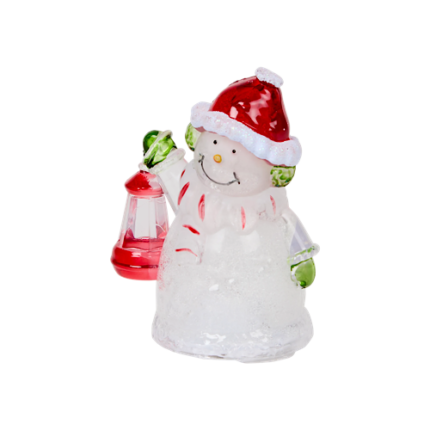 Decoration LED bonhomme de neige