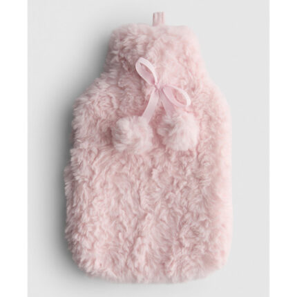 Bouillotte avec housse douce – Rose ou blanche