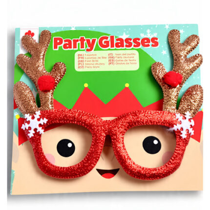 Lunettes de fête de Noël – 4 motifs disponibles (enfants & adultes)