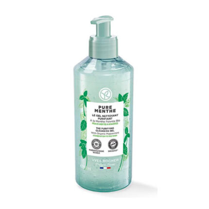 Gel nettoyant purifiant Pure Menthe - Yves Rocher peaux mixtes a grasses 390ml