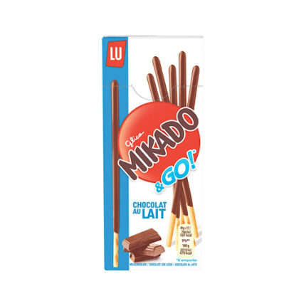Les Biscuit Sticks Enrobés de Chocolats Mikado & Go – Lu 39g
