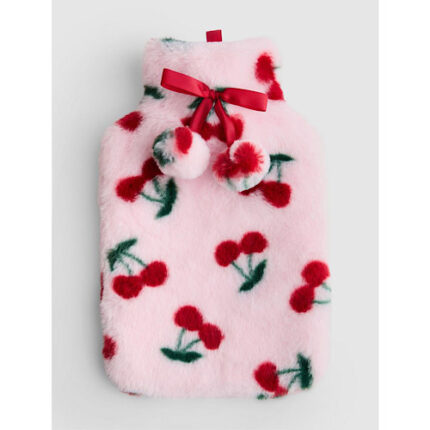 Bouillotte a motif cerise